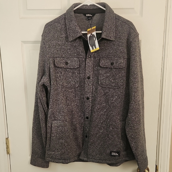Eddie Bauer Gray Lightweight Shirt Jacket with Traditional Collar - Picture 1 of 7